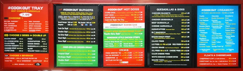 Cookout at 1820 Woodruff Rd, Greenville, SC