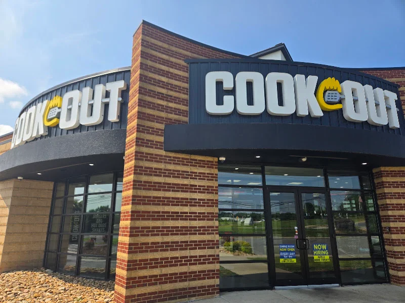 Cookout at 685 W. Academy st, Randleman, NC